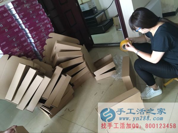 河北邯鄲磁縣馬女士做銷售的,找手工活兼職外發(fā)加工在家做創(chuàng)業(yè) 全國手工活之家基地工作日常
