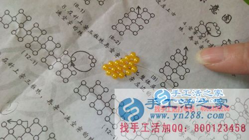 河南濟(jì)源退伍軍人王先生來手工活之家尋找合作項(xiàng)目，看好串珠繡產(chǎn)品加工