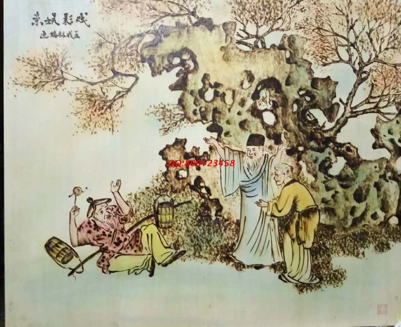 【民間手工藝品推介】邱縣傳統(tǒng)純手工烙畫，《二十四孝系列》預(yù)約定制，尺寸46*39cm