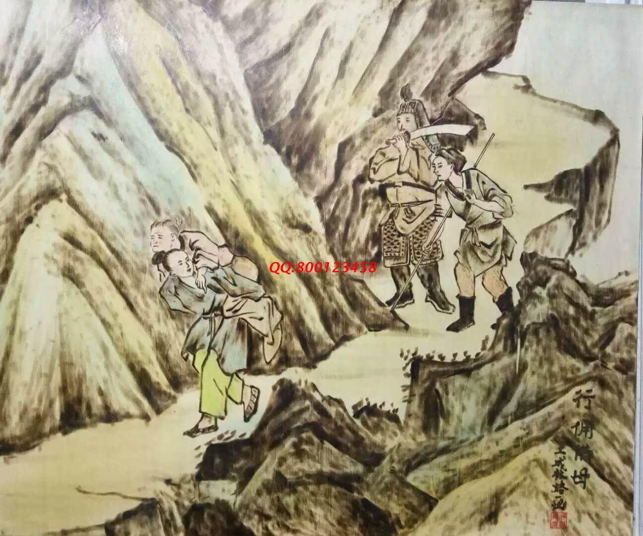 【民間手工藝品推介】邱縣傳統(tǒng)純手工烙畫，《二十四孝系列》預(yù)約定制，尺寸46*39cm