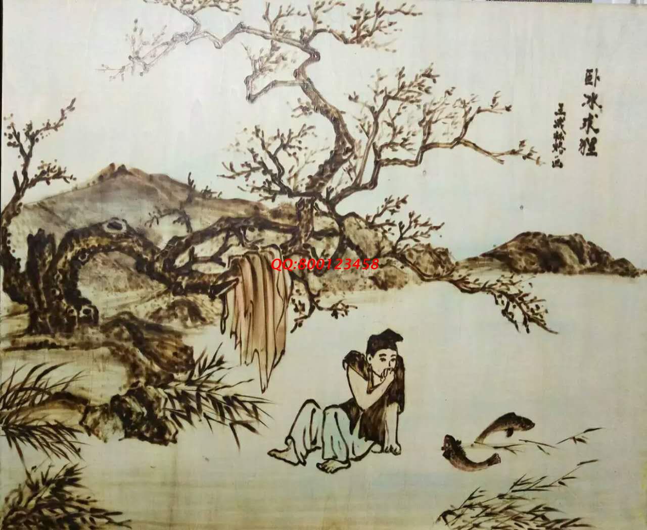 【民間手工藝品推介】邱縣傳統(tǒng)純手工烙畫，《二十四孝系列》預(yù)約定制，尺寸46*39cm