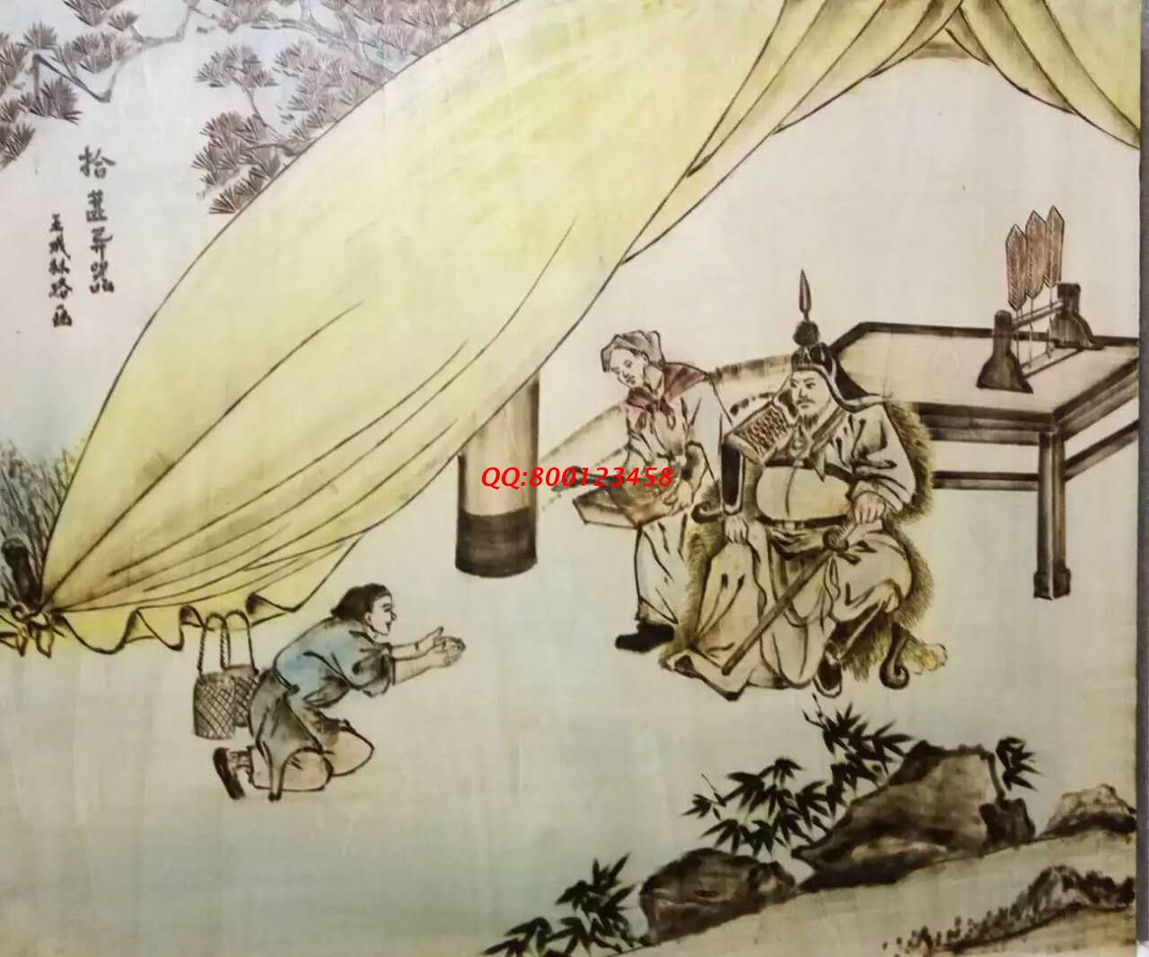 【民間手工藝品推介】邱縣傳統(tǒng)純手工烙畫，《二十四孝系列》預(yù)約定制，尺寸46*39cm