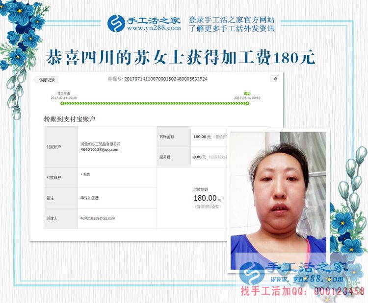 在兒女的幫助下，四川下崗職工蘇女士找到了適合自己的長久的“好工作”(圖1)