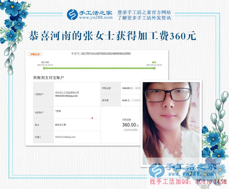 美術(shù)老師的新杰作，河南張女士暑假里兼職手工活賺錢忙(圖1)