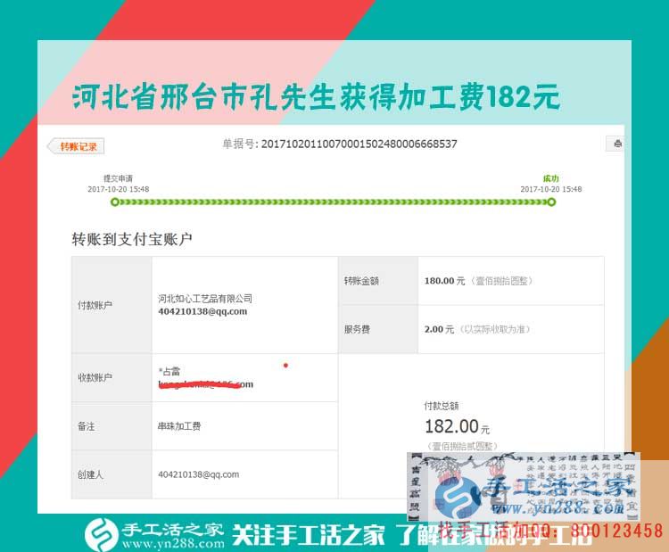 沒生意的時候咋辦？河北邢臺汽修老板孔先生兼職做串珠珠繡畫賺錢(圖1)