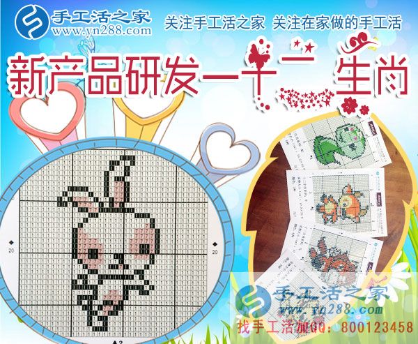 手工活之家新產品研發(fā)——十二生肖