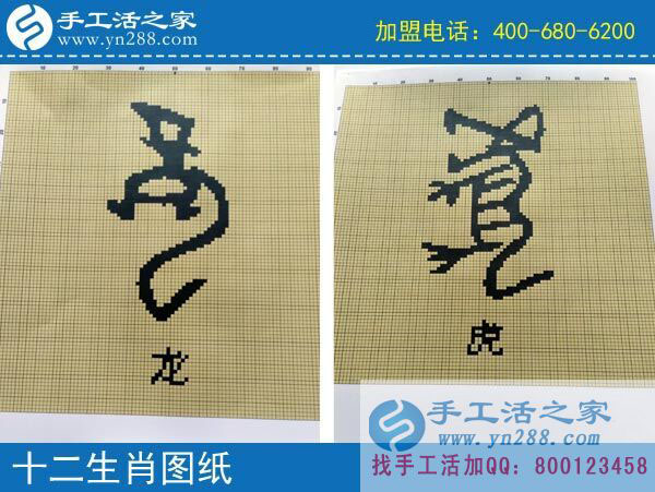 手工活之家——十二生肖圖紙 手工活之家——十二生肖圖紙