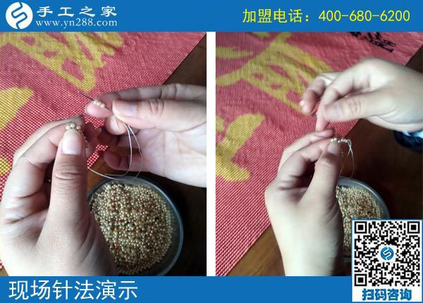 有丈夫的支持，河北衡水張女士做純手工活外發(fā)加工項目掙錢