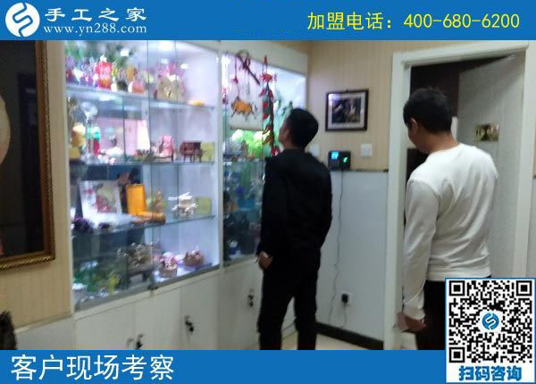 10月20日，把手工活拿回家做，這個(gè)串珠手工活加工能掙錢(qián)嗎?手工之家接待考察加工客戶(hù)剪影