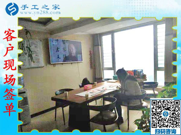 11月19日，手工活拿回家做，在家手工的手工活外發(fā)項(xiàng)目在這里，手工之家接待考察加工客戶剪影