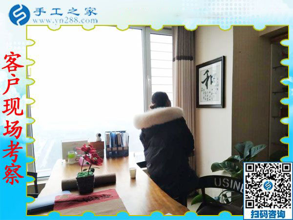 12月21日，手工外加工，手工活拿回家做就選珠繡手工活加盟項目，手工之家接待考察加工客戶剪影