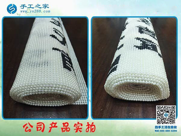 手工之家主打產(chǎn)品珠繡字畫 雅薇麗品牌 古法書畫用現(xiàn)代串珠展示！(圖1)
