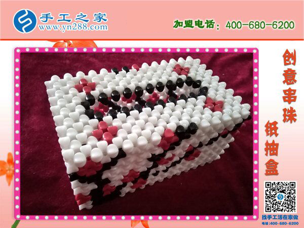 你家有這樣的紙抽盒嗎？ 手工之家新款櫻桃梅花紙抽盒 環(huán)保干凈新穎(圖4)