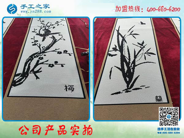 以前做十字繡，現(xiàn)在做串珠手工活外發(fā)加工，湖南衡陽(yáng)蔣女士覺得很欣慰