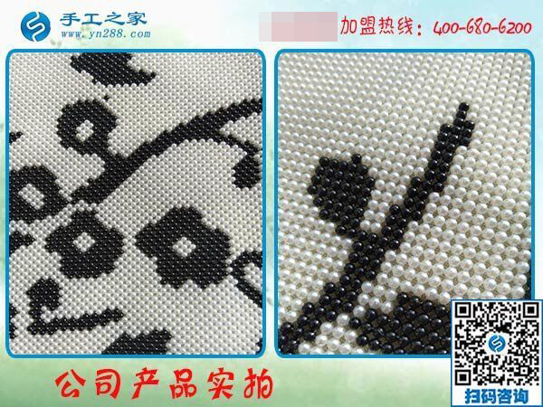 1月18日，手工加工回收項(xiàng)目，帶回家做的手工活就是珠繡免押金手工活，手工之家接待考察加工客戶剪影