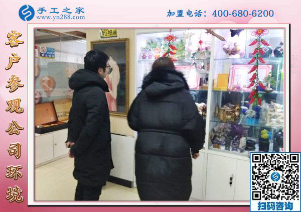 1月21日，正規(guī)供料的手工活，在家做的手工活就是串珠免押金手工活，手工之家接待考察加工客戶剪影
