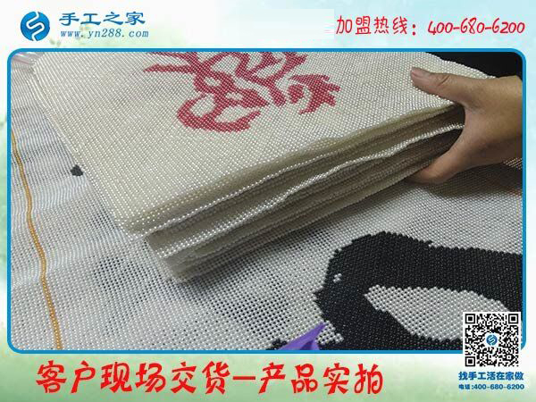 手工活帶回家加工,邯鄲涉縣鄭女士選擇手工之家串珠繡(圖3)