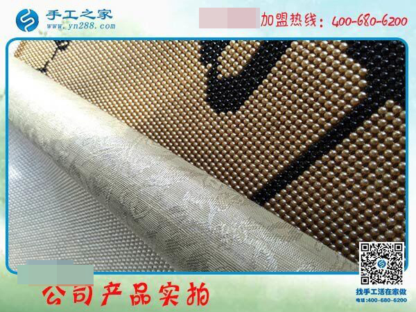 手工活賺錢(qián)哪里有？邯鄲大名縣王女士選擇手工之家串珠繡(圖5)