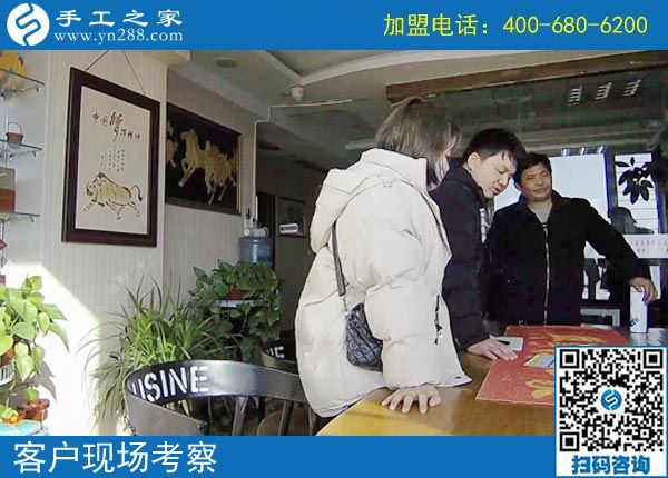 2月19日，這個可以寄到家做的手工活怎么樣？手工之家接待考察加工客戶剪影