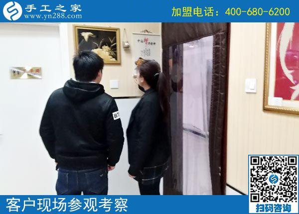3月4日，這個(gè)可以寄到家做的手工活產(chǎn)品是什么樣子？有多大？手工之家接待考察加工客戶剪影