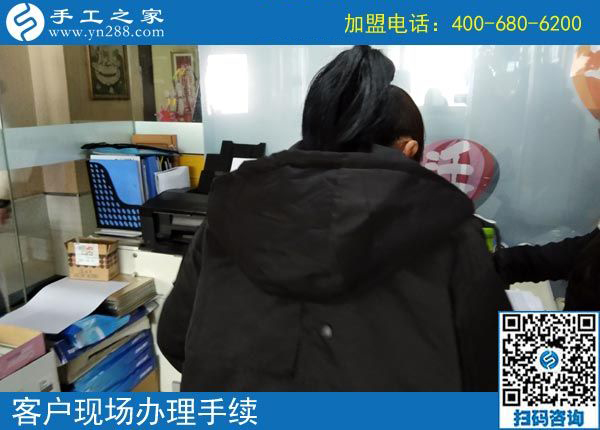 3月5日，沒有押金的手工活，在家做手工加工掙錢就選這個創(chuàng)業(yè)好項目，手工之家接待考察加工客戶剪影