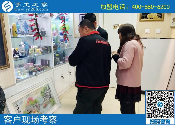 3月16日，這個免押金手工活代理項目做創(chuàng)業(yè)項目怎么樣？手工之家接待考察加工客戶剪影