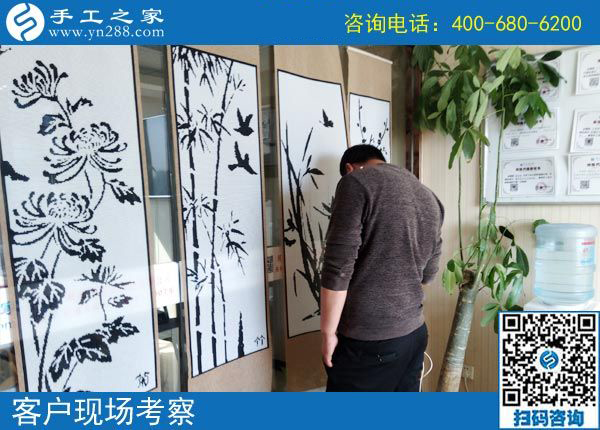 3月19日，急招在家加工手工活手工加工人員，這個免押金手工活外發(fā)加工項目很缺人！手工之家接待考察加工客戶剪影