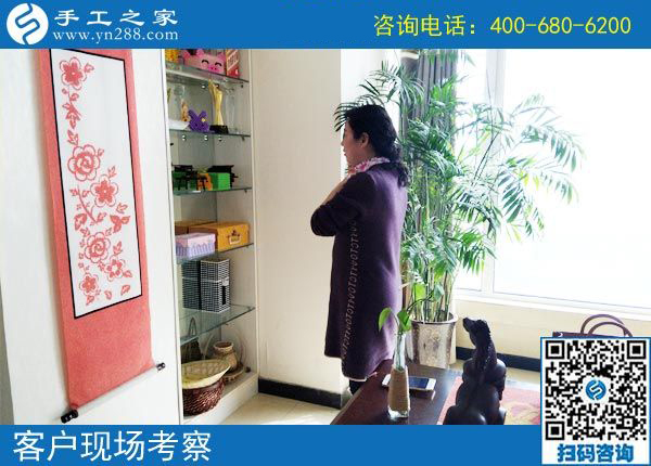 3月19日，急招在家加工手工活手工加工人員，這個免押金手工活外發(fā)加工項目很缺人！手工之家接待考察加工客戶剪影