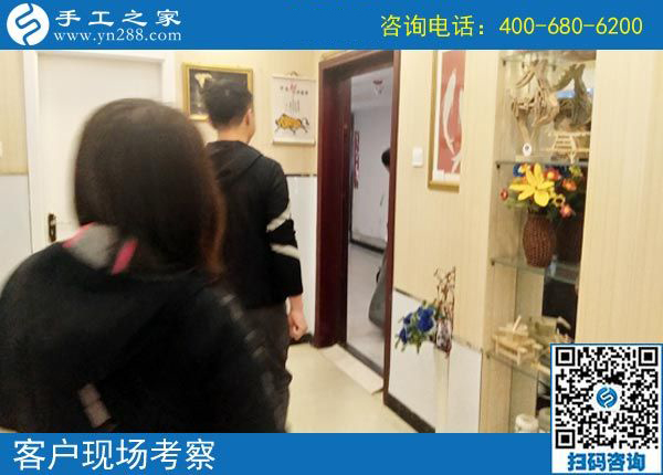 4月8日,為什么都說這個可以帶回家做的手工活是真的手工活加工項目，手工之家接待考察加工客戶剪影