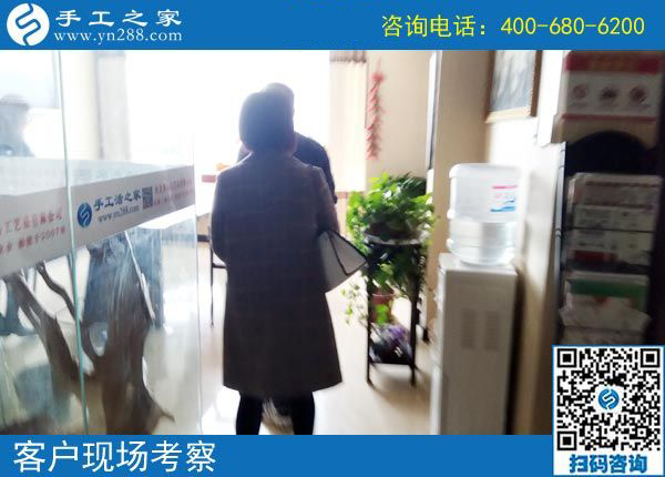 4月10日，可以在家做的手工活，正規(guī)的外發(fā)手工活，手工之家接待加工客戶(hù)考察合作剪影