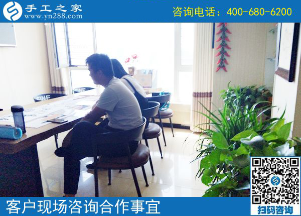 5月26日，正規(guī)的手工活外包就是珠繡串珠手工，手工之家接待考察加工客戶剪影