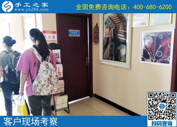 6月16日，找到正規(guī)手工活外發(fā)加工項(xiàng)目，在家賺錢的手工活，手工之家接待考察加工客戶剪影(圖1)