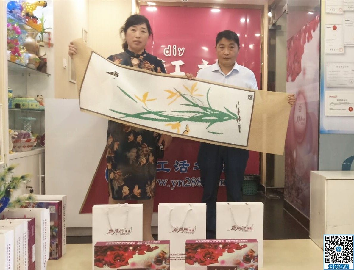 6月27日，在家做什么能賺錢的手工活，大家都選了這里。手工之家接待考察加工客戶剪影
