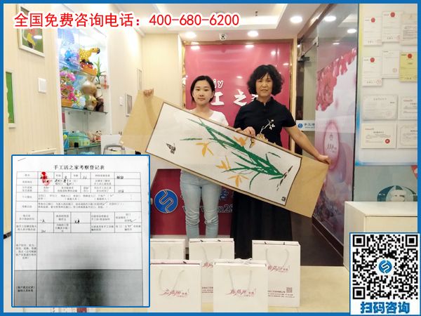 6月29日，手工活拿回家做，想接正規(guī)廠家的手工活就來(lái)這里，手工之家接待考察加工客戶剪影