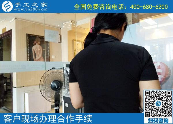 7月1日，新的半年，新的開始。正規(guī)手工活外發(fā)加工項(xiàng)目就選珠繡，手工之家接待考察加工客戶剪影