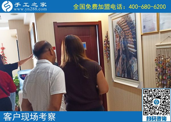 7月28日，月末周末來合作，大家要把這個正規(guī)供料的手工活帶回家，手工之家接待考察加工客戶剪影