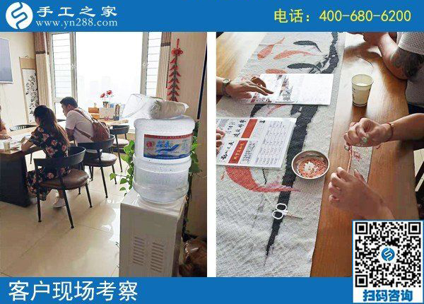 想做手工活哪里找？客戶現(xiàn)場考察手工之家雅薇麗珠繡(圖2)