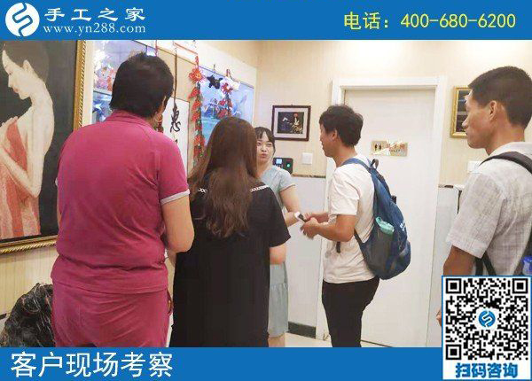 愛手工，更愛掙錢，河南安陽李女士對勵志珠珠繡手工活外發(fā)加工項目很滿意