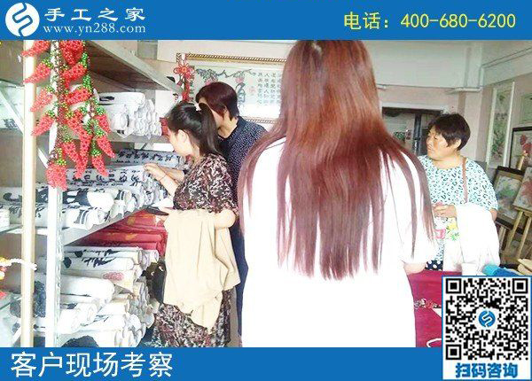 8月22日，想接正規(guī)廠家的手工活，很多人選擇這個沒有門檻的手工活，手工之家接待考察加工客戶剪影
