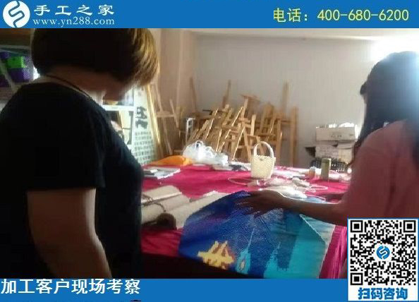 8月26日，就這個(gè)要求，做勵(lì)志珠串珠手工活外發(fā)加工項(xiàng)目掙錢的人要知道，手工之家接待考察加工客戶剪影