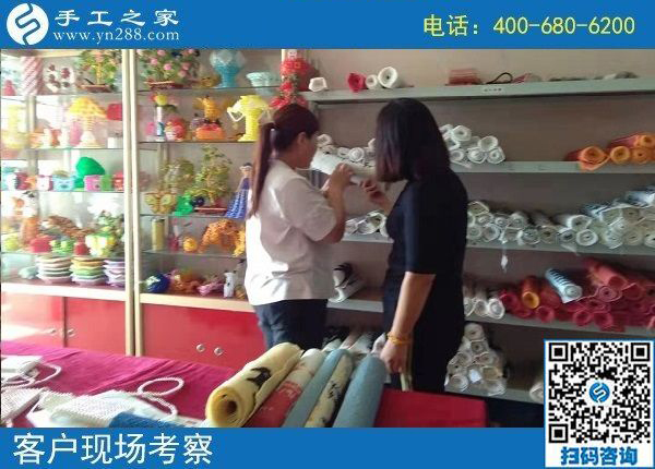 8月30日，把手工活拿回家做，越來越多的人選這里是有原因的，手工之家接待考察加工客戶剪影