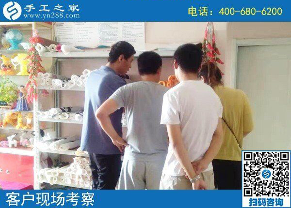 8月31日，可以帶回家做的手工活，勵(lì)志珠珠繡是個(gè)好選擇，手工之家接待考察加工客戶(hù)剪影