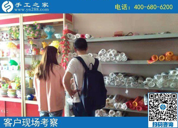 8月31日，可以帶回家做的手工活，勵(lì)志珠珠繡是個(gè)好選擇，手工之家接待考察加工客戶(hù)剪影
