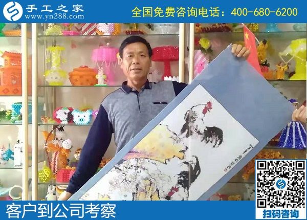 9月26日，什么是適合大家做的外發(fā)手工活？看大家的選擇。手工之家接待考察加工客戶剪影