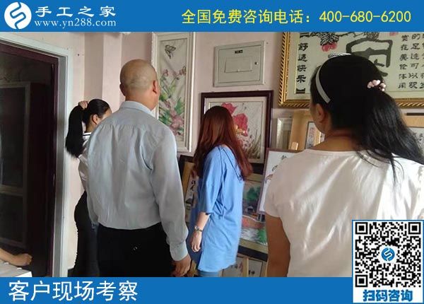 10月2日，選擇正規(guī)手工活，越來(lái)越多的人選擇節(jié)假日來(lái)考察合作，手工之家接待考察加工客戶剪影
