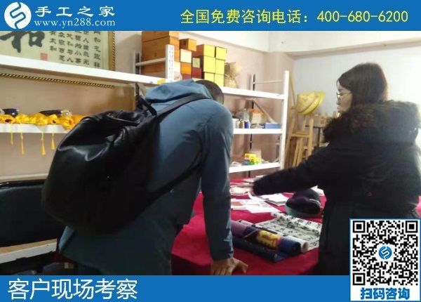 外加工手工活，來手工之家考察合作的人越來越多(圖1)