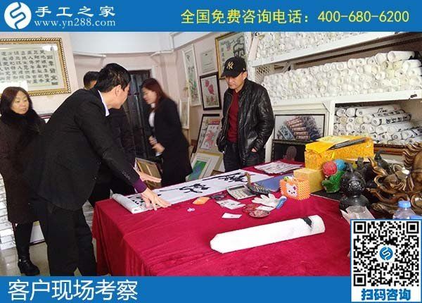 12月13日，農(nóng)村手工活加盟項(xiàng)目，找手工活賺錢，到這里就滿意了。手工之家接待考察加工客戶剪影
