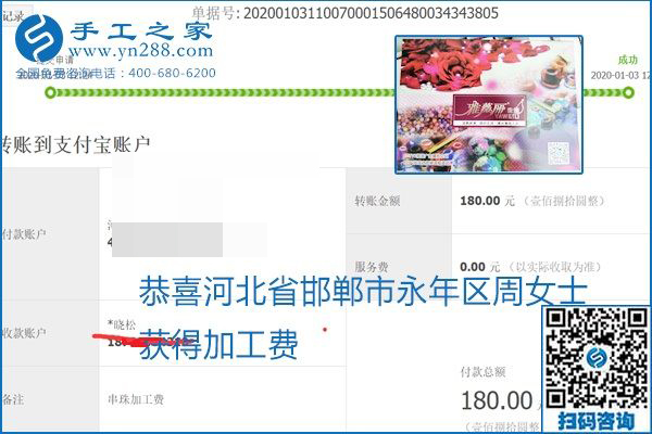 你、我、她，都能做，都能掙錢，這個(gè)手工活加盟項(xiàng)目是首選
