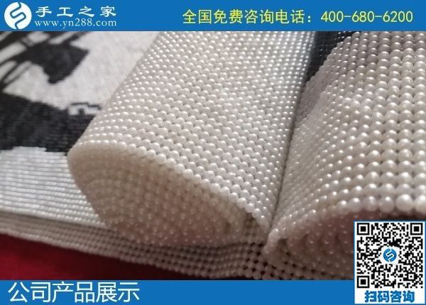 1月11日，手工活外發(fā)回收，能在家做的手工活，就是安全靠譜的勵志珠珠繡，手工之家珠繡成品細節(jié)實拍