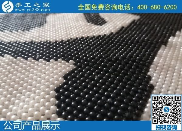 1月11日，手工活外發(fā)回收，能在家做的手工活，就是安全靠譜的勵志珠珠繡，手工之家珠繡成品細節(jié)實拍